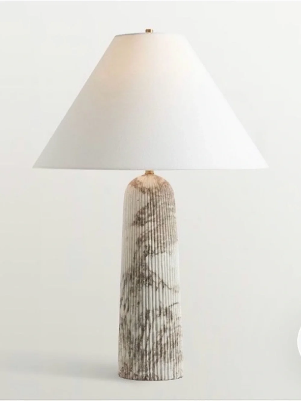 Pottery Barn White Linen Shade